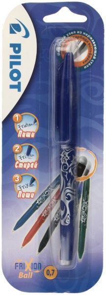 Ручка гелевая Pilot FRIXION BL-FR-7-L синяя 