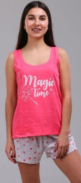 Пижама женская Roksana Звезда 771/16000 р. XL розовый с серым 