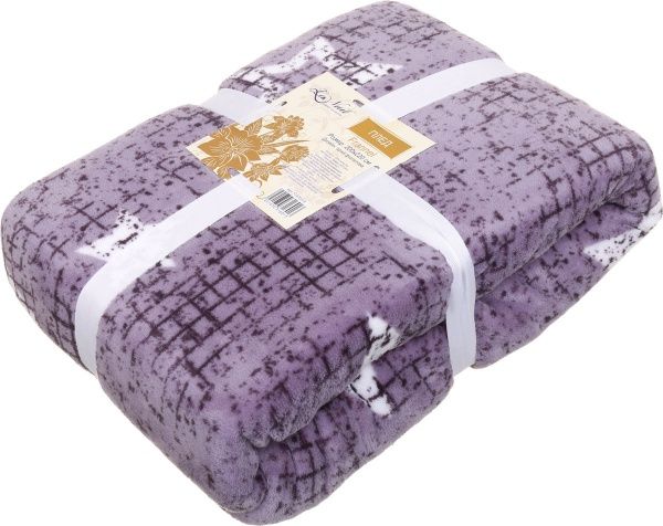 Плед мікрофібра Frannel 200x220 см фіолетовий La Nuit 