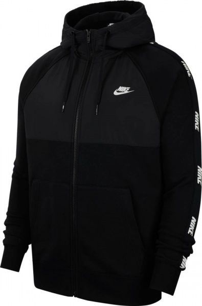 Джемпер Nike M NSW CE HOODIE FZ BB HYBRID CJ4415-010 р. L чорний