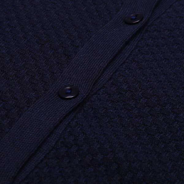 Кардиган Flash 421/2 р.146 темно-синий с белым 20G006-4-3900 