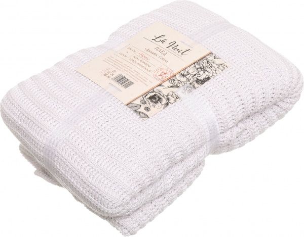 Плед Cotton 200x220 см молочний La Nuit 