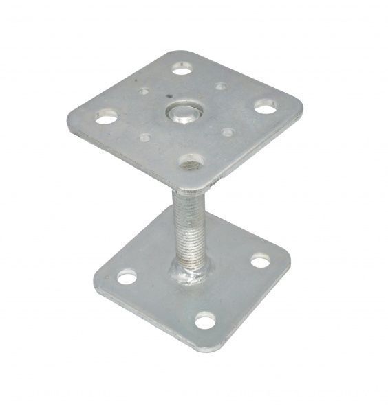 Опора колони регулююча Н 30-100 мм 80x80 мм 4 мм 1 шт. 