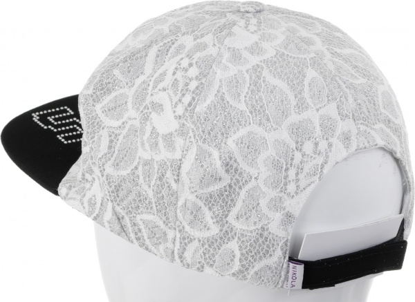 Кепка для девочек Pampona 21 L 15 р.54 серебряный 