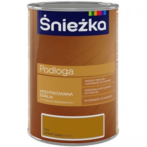 Емаль Sniezka для підлоги Podloga горіх середній глянець 2,5л