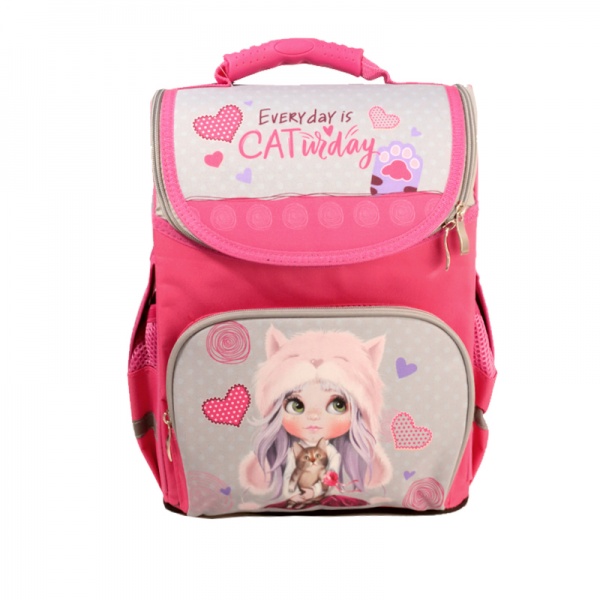 Рюкзак каркасный Lider Девочка-котик