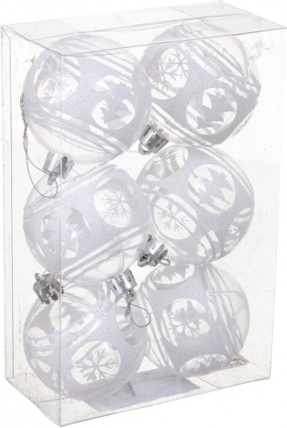 Набор елочных шаров Комплект № 28 d 60 мм 6 шт./уп.