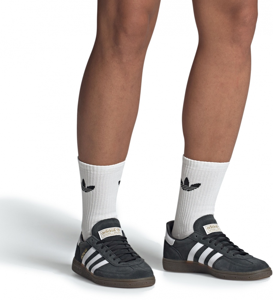 Кроссовки мужские демисезонные Adidas HANDBALL SPEZIAL DB3021 р.43 1/3 черные