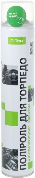 Полироль для приборной панели зелене яблуко Piton 750 мл