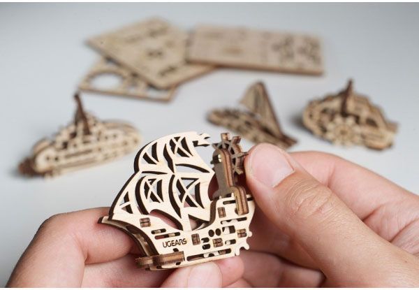 3D-конструктор Ukrainian Gears Фиджет Корабли