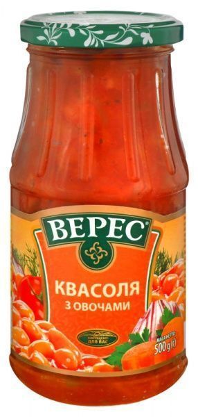 Фасоль Верес с овощами 500 г