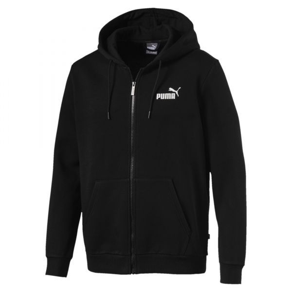 Джемпер Puma Essentials Fleece Hooded Jkt 85176301 р. M чорний