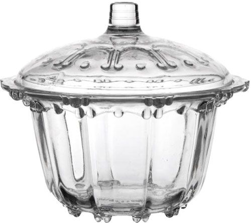 Цукорниця з кришкою 12,6 см скло Banquet