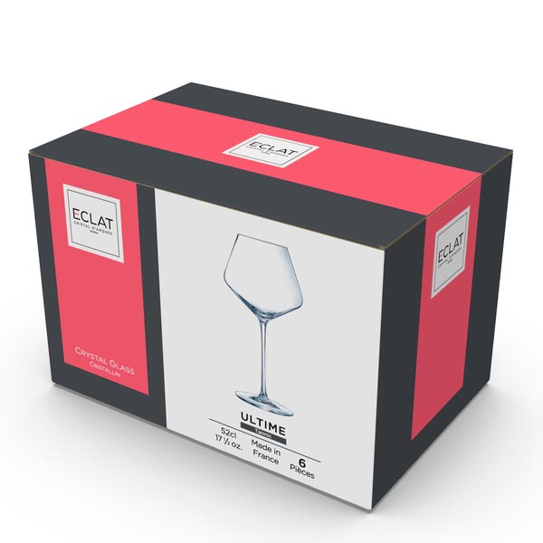 Набір бокалів для вина Ultime 520 мл 6 шт. Cristal Darques 