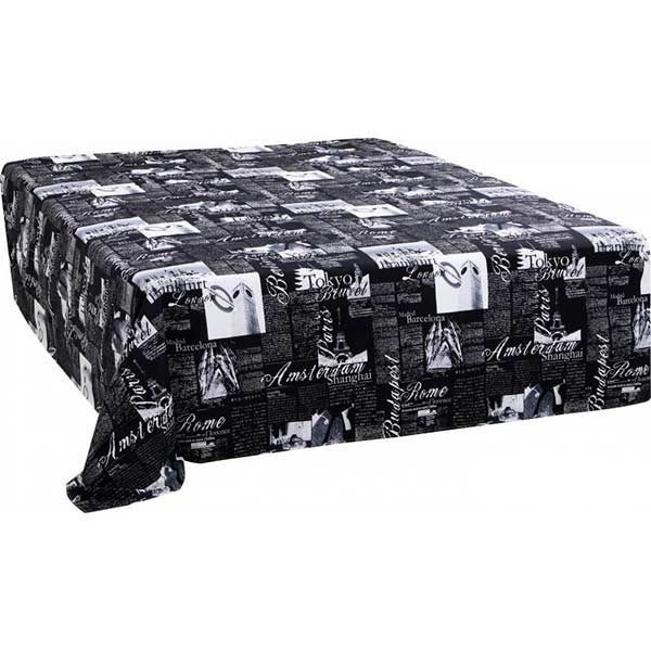 Комплект постільної білизни Citylife 2 чорний із білим La Nuit 