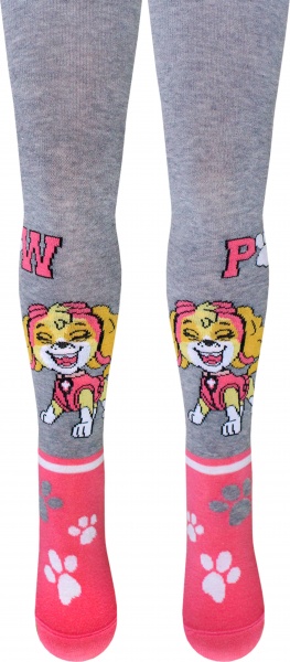 Колготки детские унисекс Conte-Kids 3277 Paw Patrol (рисунок) 363р.92-98 серый меланж 