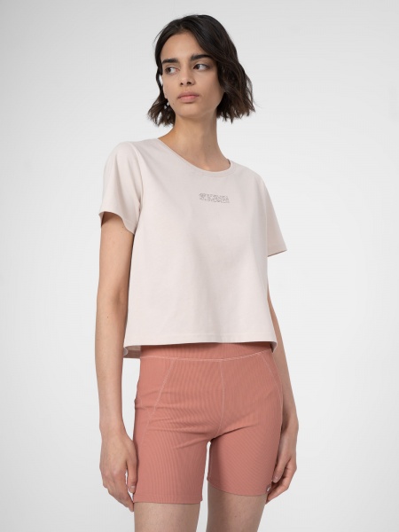 Футболка 4F 4FSS23TTSHF333-83S р.XS бежевый