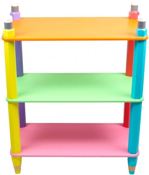 Стеллаж Yuliana Карандашики 3 полки 60х30 10002200