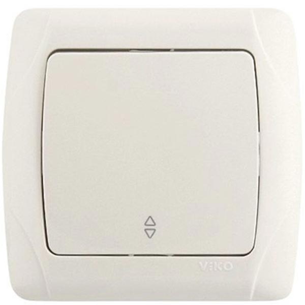 Вимикач одинарний Viko Carmen 25.07.0020 білий