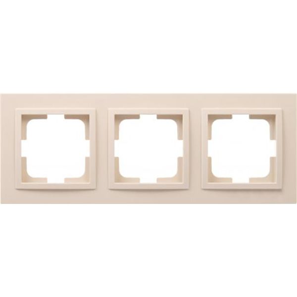 Рамка трехместная Mono Despina универсальная кремовый 102-170000-162