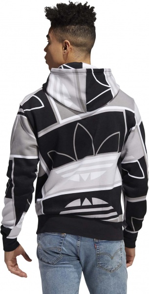 Джемпер Adidas AOP LOGO PLAY H H31318 р. L черный