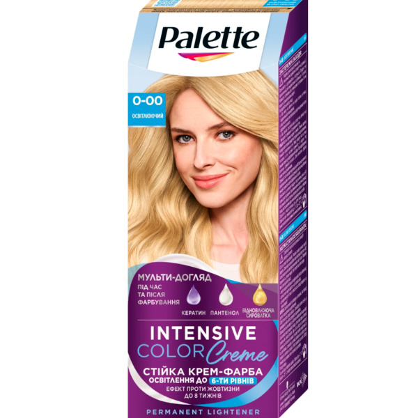 Фарба для волосся Palette Intensive Color Creme 0-00 Освітлюючий 110 мл