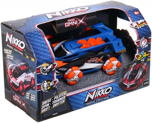 Машинка на р/к Nikko Nano Omni X Future Blue 1:18 10202