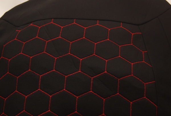 Набір чохлів для сидінь MARANELLO Fodera Univ Dublin Nero червоний із чорним