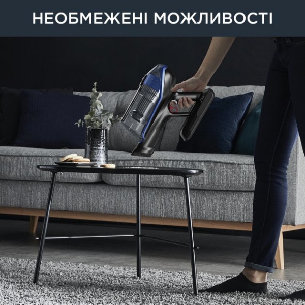 Пылесос аккумуляторный Rowenta RH99C0WO black/blue 