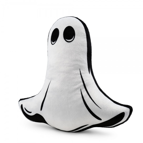 Подушка декоративная Привидение Бу (FWPGHOSTBOO23WT00) 42,5 см бело-серый WP Merchandise 