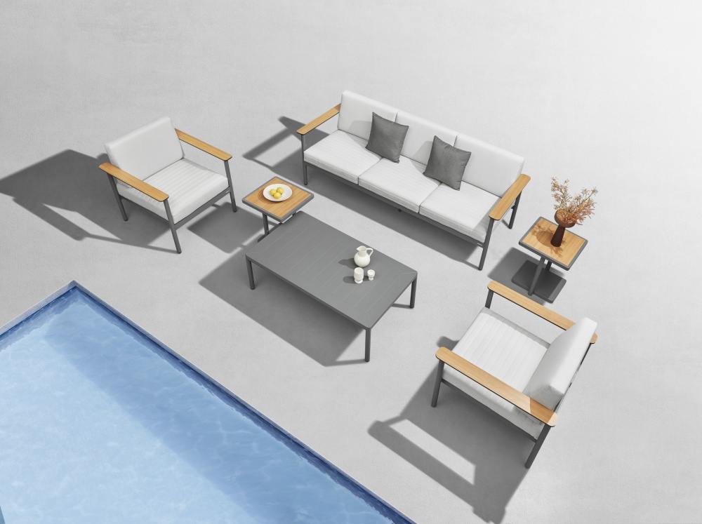 Комплект меблів HIGOLD NOLA сірий/коричневий