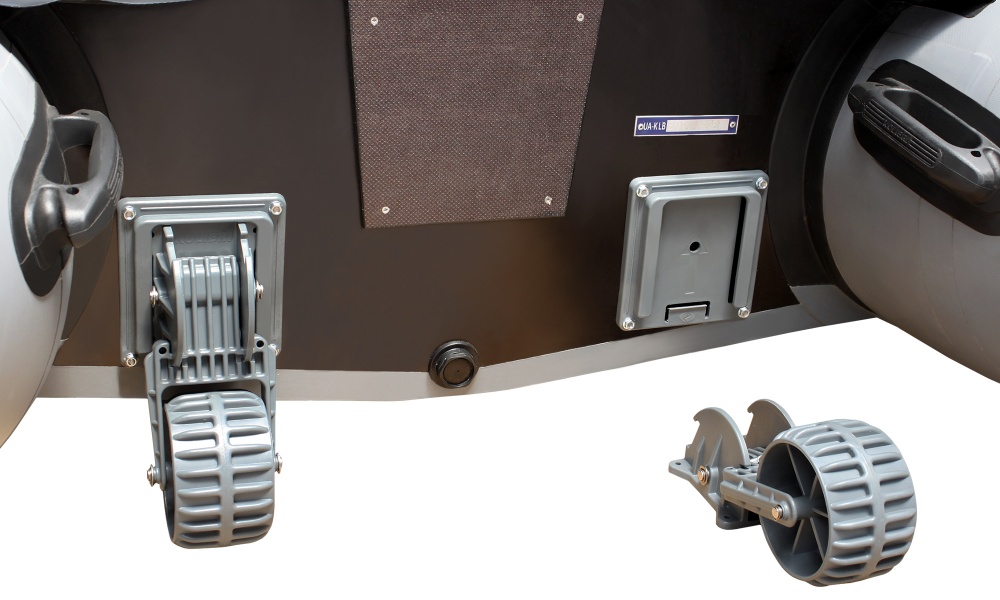 Колеса транцевые пластиковые.2шт