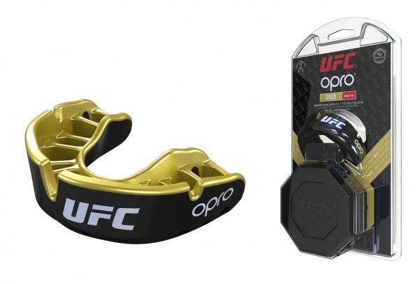 Капа Opro UFC_Gold_Black р. универсальный 