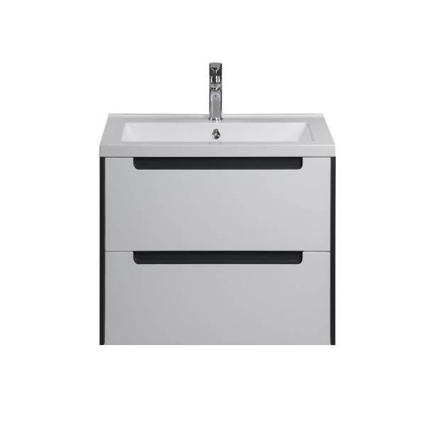 Тумба подвесная Мойдодыр Paula 60-A с умывальником Cosmopolitan 60