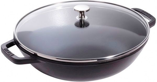 Сковорода wok 30 см 4,4 л 40511-344-0з кришкою Staub