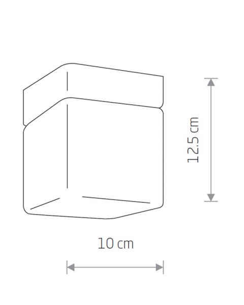 Світильник точковий Nowodvorski Sis 40 Вт G9 чорний 8054 