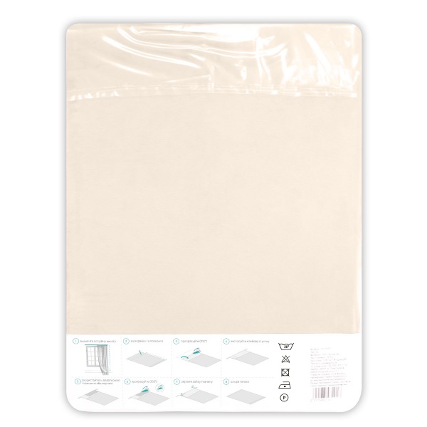 Штора VELOUR 150х275 молочний Decora textile