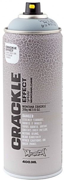 Краска аэрозольная Montana CRACKLE EFFECT RAL 7000 серая белка мат 400 мл