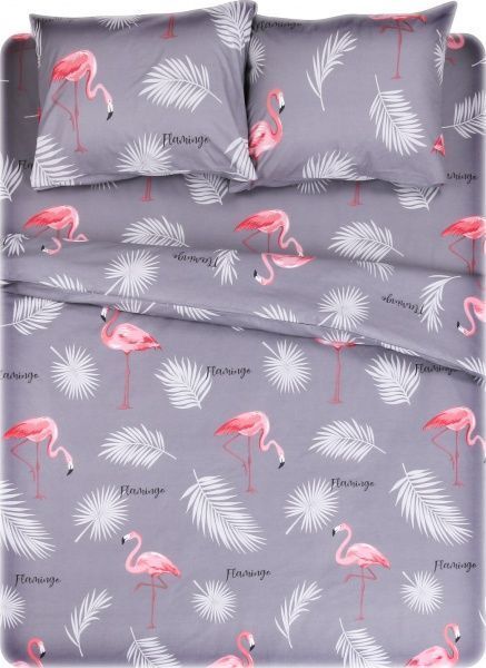 Комплект постільної білизни Flamingo 2.0 сірий UP! (Underprice) 