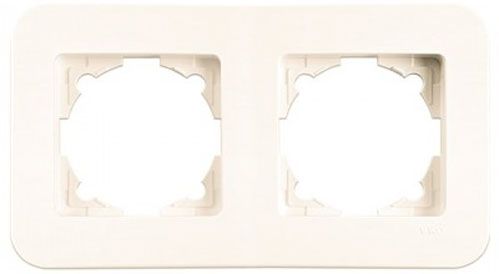 Рамка двухместная Viko Rollina универсальная кремовый 90481052