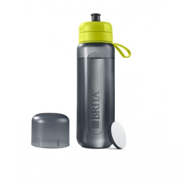 Пляшка спортивна 600 мл BRITA Fill&Go Active з фільтром лайм 1020338