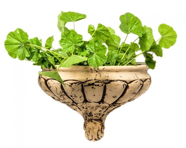 Кашпо підвісне №2 фігурний 1,9 л бежевий 