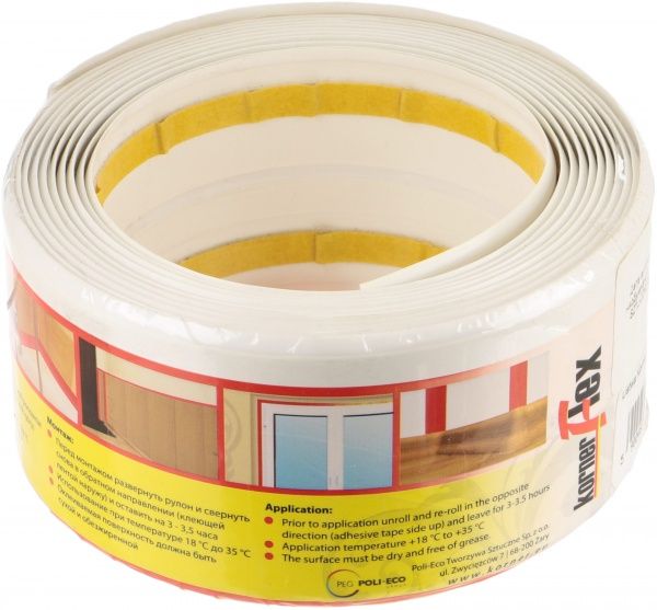 Полоса универсальная 1x50x3000 мм белая