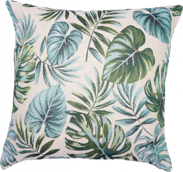 Наволочка декоративная Lefard Фламинго 47x47 см бежевый с рисунком Home Textile 