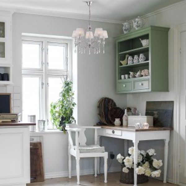 Люстра підвісна Strotskis Capri 5x40 Вт E14 сріблястий 60092/5 