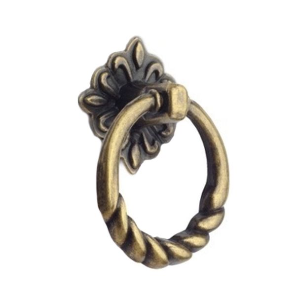 Меблева ручка К-130 G4 антична латунь DC