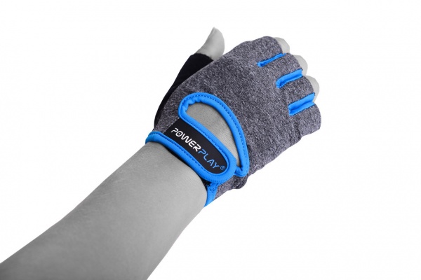 Перчатки для фитнеса PowerPlay 2935 р. M синий 