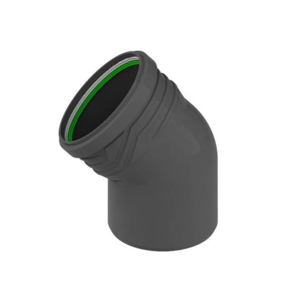 Колено ASG HTR 50х87,5° (6540636)