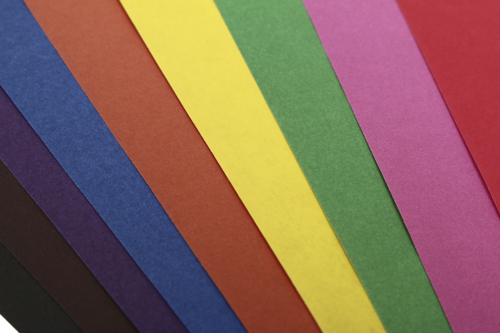 Набір кольорового паперу А4 9 аркушів односторонній