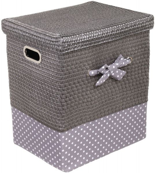 Кошик плетений з текстилем Tony Bridge Basket 43x34x50 см DSA16-6AB-1 